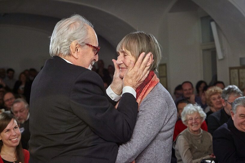 Setkání Dany Němcové a Karla Skalického v Knihovně Václava Havla (24. 1. 2019)