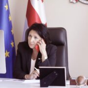 Prezidentka Gruzie Salome Zurabišviliová.