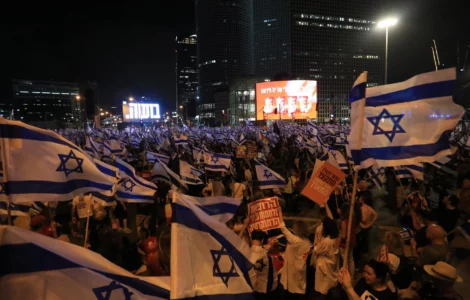 Demonstrace v Izraeli (ilustrační foto).