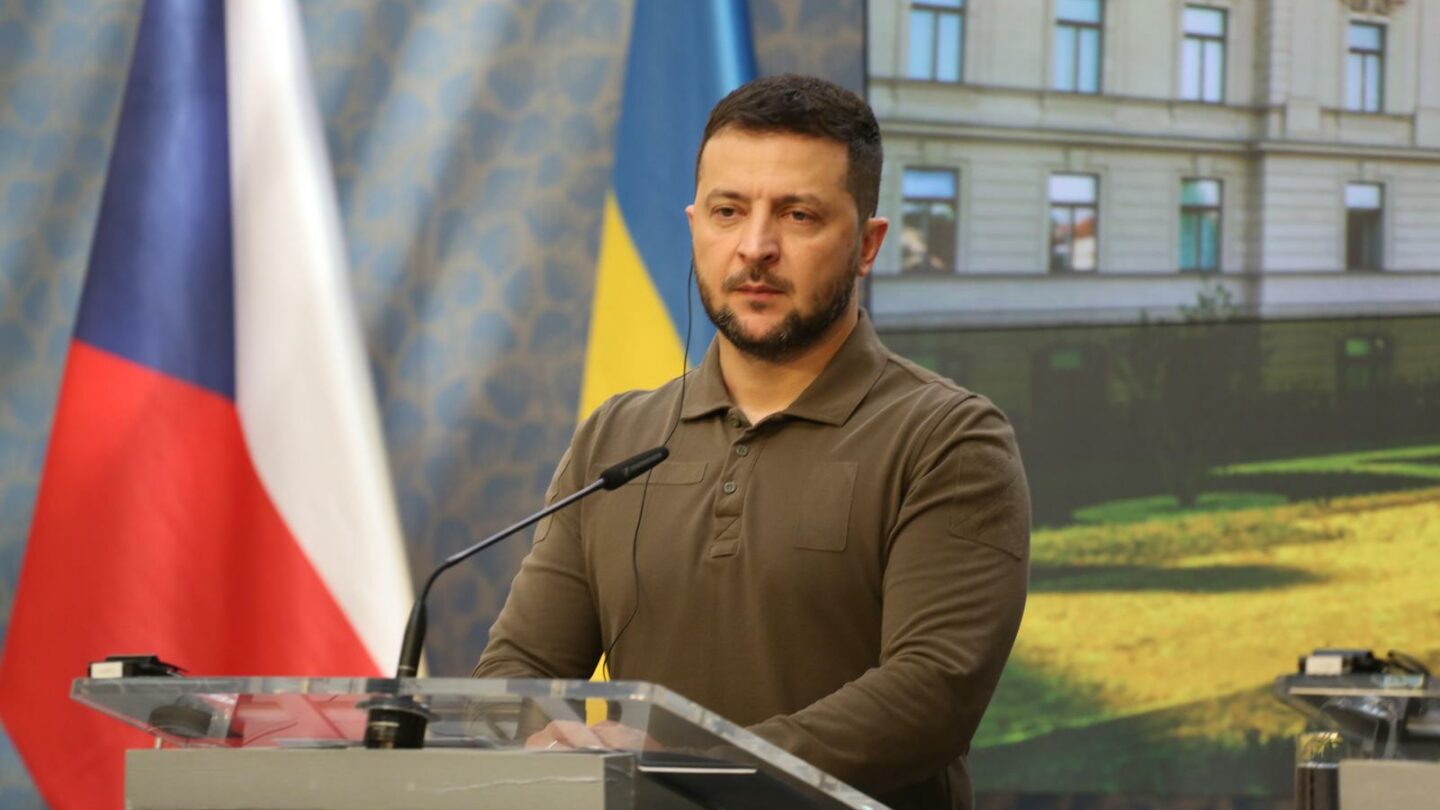 Volodymyr Zelenskyj v Česku