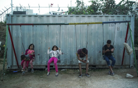 Dětští uprchlíci v Řecku. Ilustrační foto