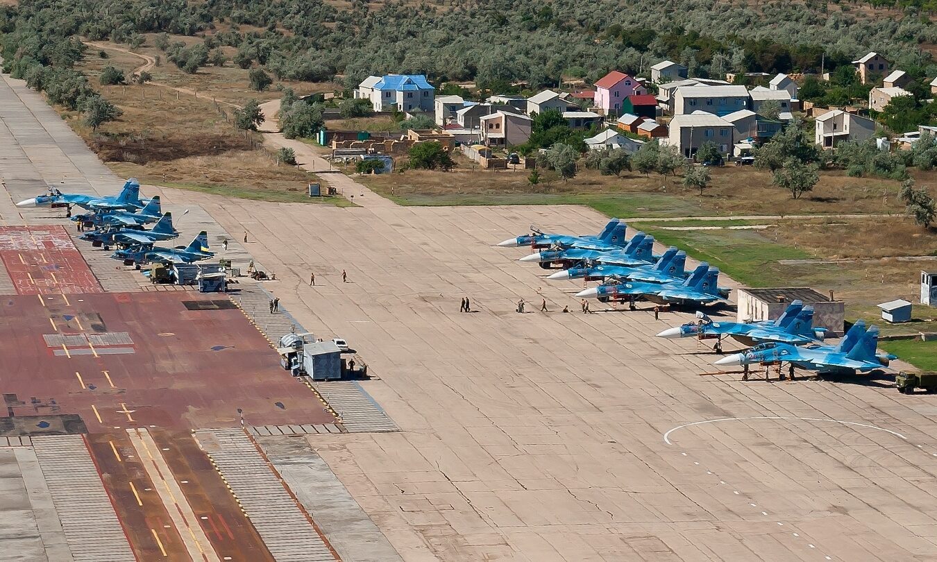 Ilustrační foto - Letecká základna Saki na Krymu