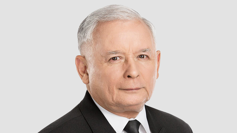 Spoluzakladatel, předseda strany Právo a spravedlnost a bývalý 13. premiér Polska Jarosław Kaczyński.