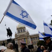 Shromáždění na podporu Izraele na Václavském náměstí