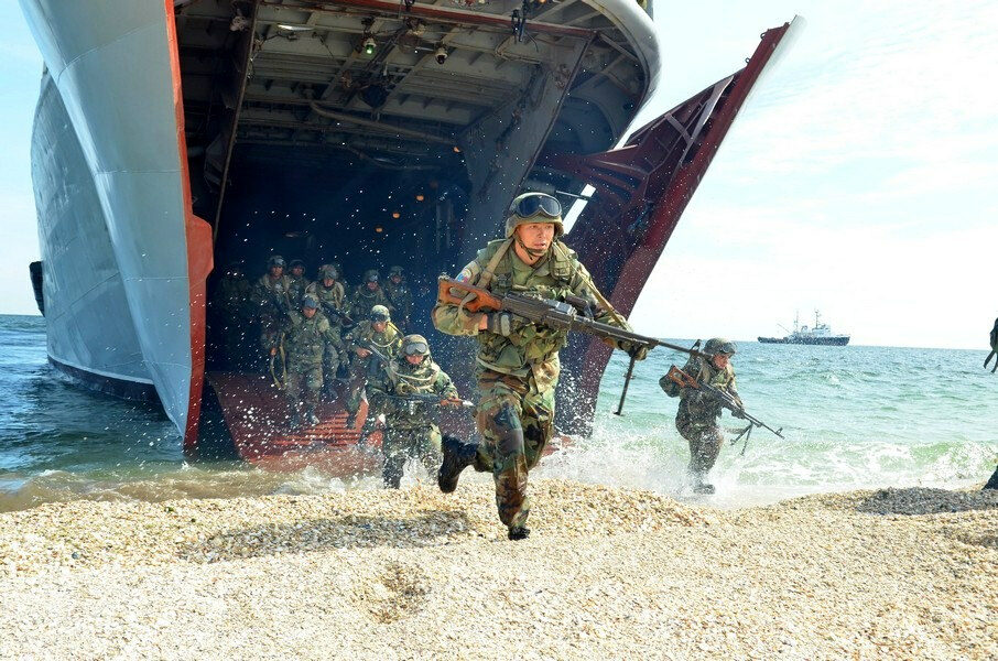 Ukrajinská námořní pěchota (ilustrační foto)
