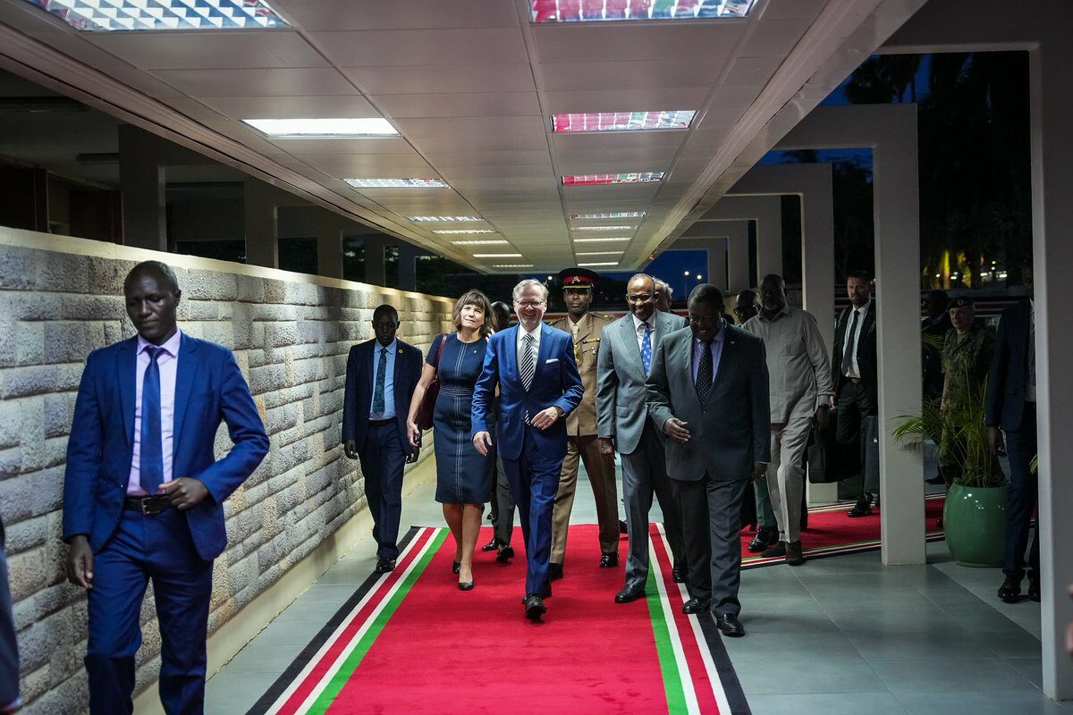 Premiér Petr Fiala na česko-keňském obchodním fóru v Nairobi.