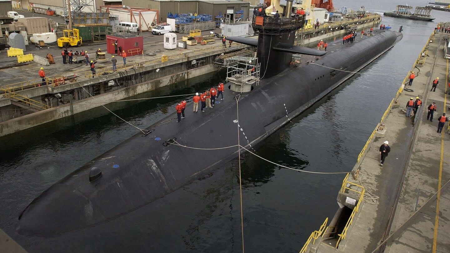 Americká ponorka třídy Ohio. Ilustrační snímek
