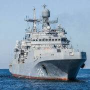 Ruská výsadková loď Ivan Gren (ilustrační foto).