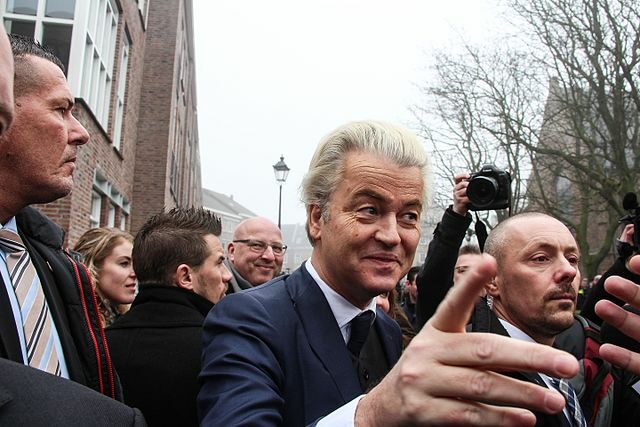 Lídr Strany pro svobodu Geert Wilders