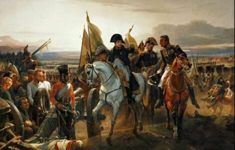 Horace Vernet: Napoleon v bitvě u Friedlandu (1807).