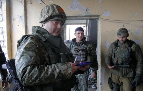 Velitel společných sil ukrajinské armády Serhij Najev. 