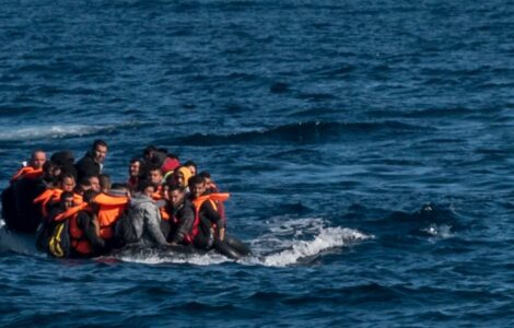 Uprchlíci ve Středozemním moři. Ilustrační foto
