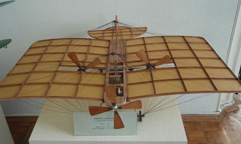 Model Možajského letadla.