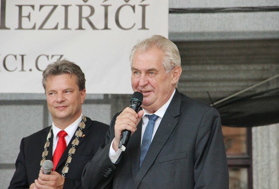 Miloš Zeman ve Valašském Meziříčí