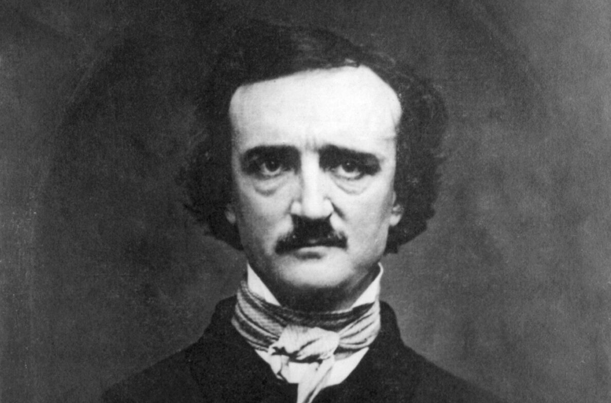 Edgar Allan Poe na fotografii z roku 1848, rok před svou smrtí.
