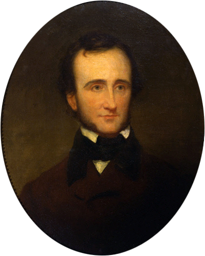 Portrét básníka z roku 1845 od malíře Samuela Stillmana Osgooda.