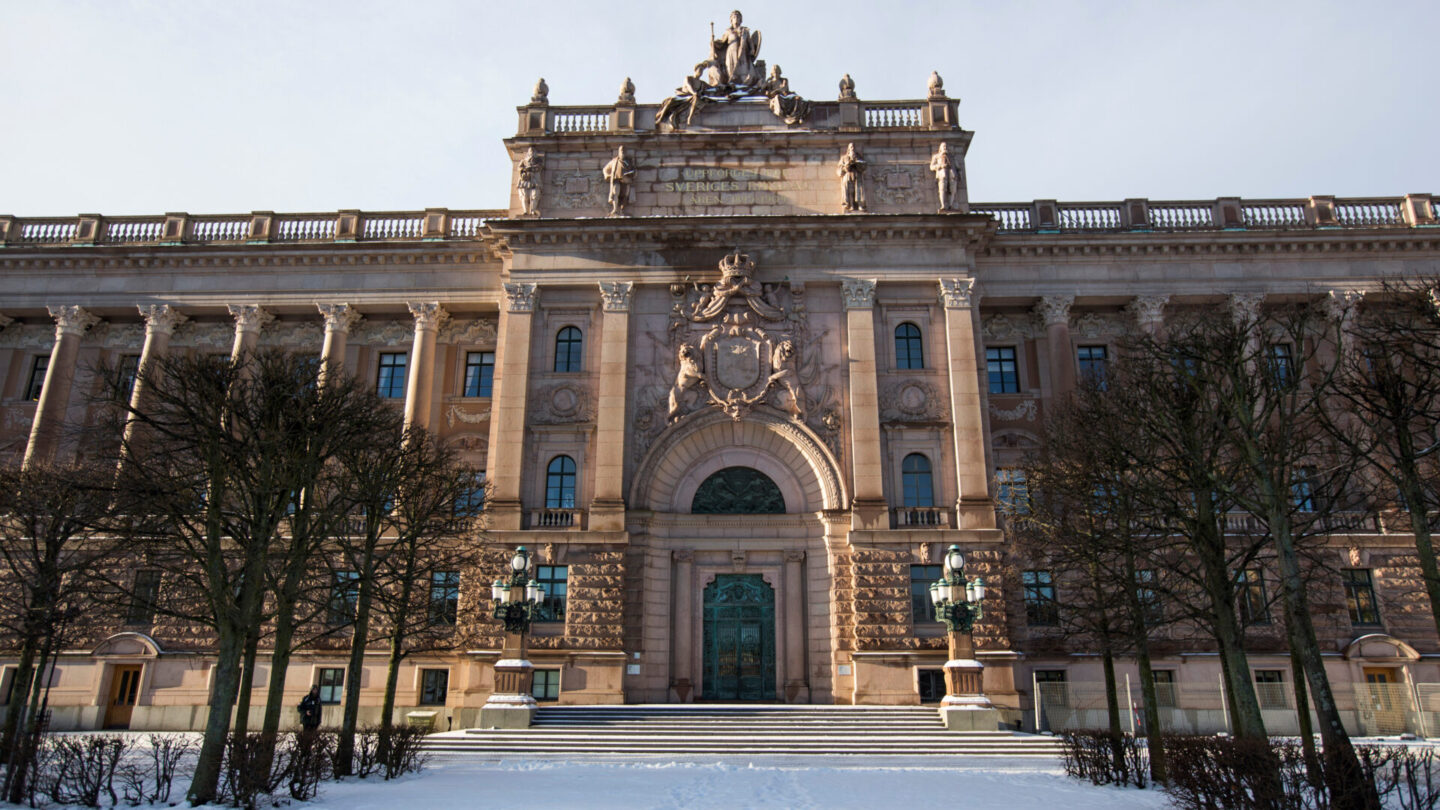 Švédský parlament, ilustrační foto