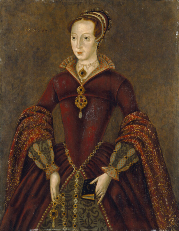 Takzvaný Streathamský portrét Jany Greyové, datovaný do 90. let 15. století.