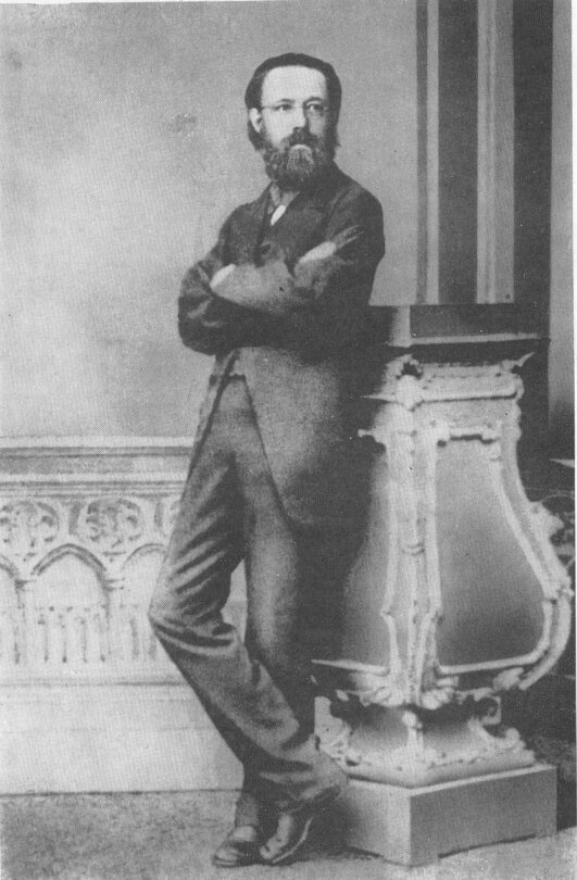 Smetana na fotografii z počátku 60. let 19. století.