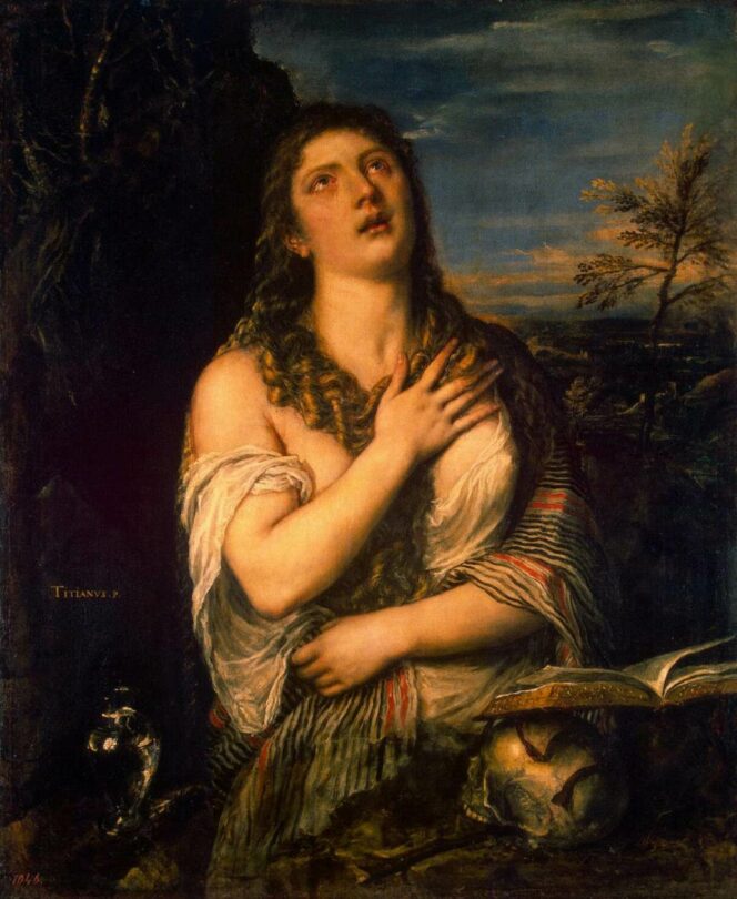 Kajícnice Máří Magdalena, obraz italského renesančního umělce Tiziana přibližně z roku 1565. 