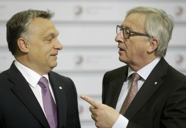 Viktor Orbán a Jean-Claude Juncker