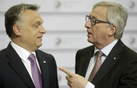 Viktor Orbán a Jean-Claude Juncker
