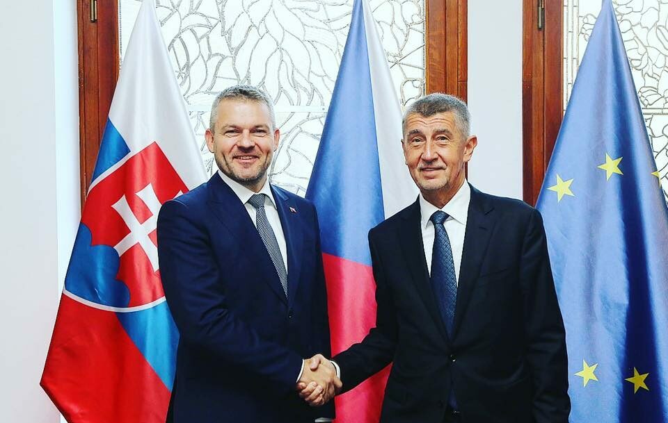 Andrej Babiš a Peter Pellegrini