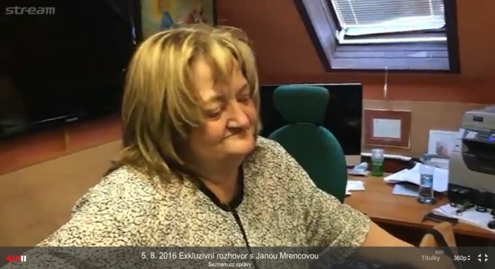 Lobbistka Jana Mrencová v reportáži televize Stream.cz