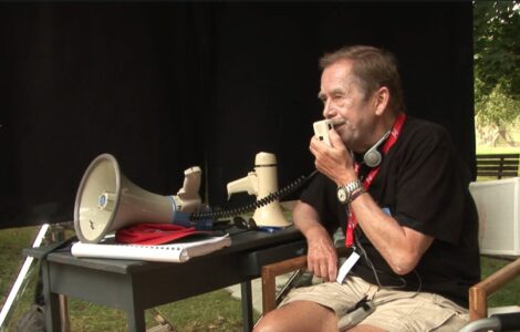 Václav Havel režíruje "své" Odcházení.