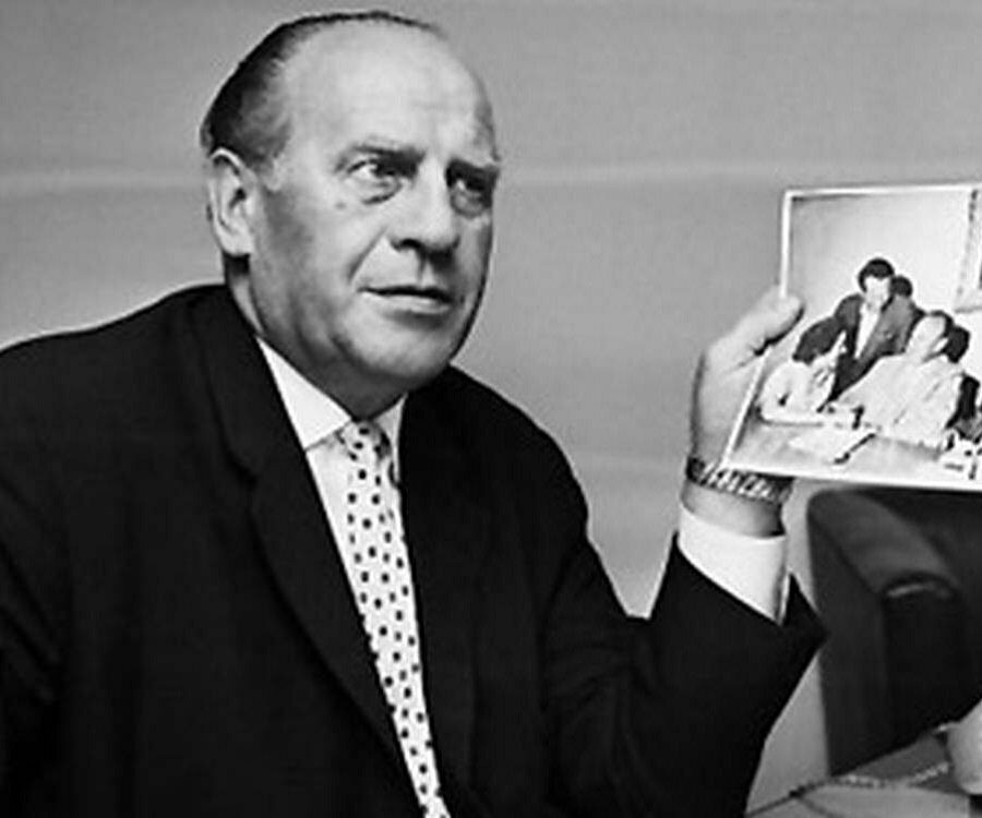 Oskar Schindler (1908 – 1974) na fotografii z 60. let