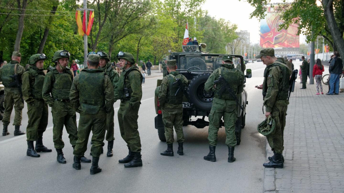 Ilustrační foto (ruští vojáci v Rostově na Donu, 2014).