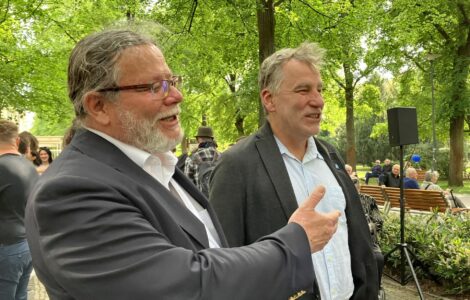 Koalice SPOLU zahájila kampaň pro eurovolby v Poděbradech.