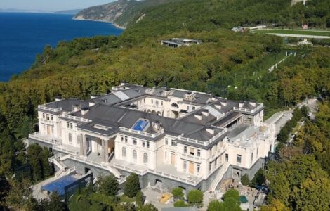 Putinův palác v Gelendžiku