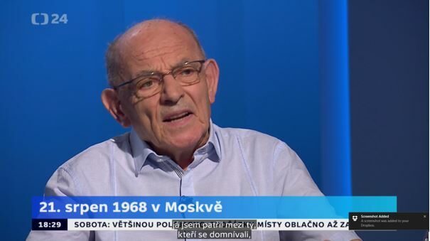 Novinář, signatář Charty 77, bývalý ministr obrany a diplomat Luboš Dobrovský.