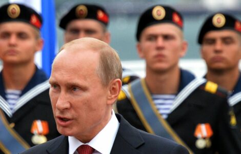 Ruský prezident Vladimir Putin na okupovaném Krymu, ilustrační snímek