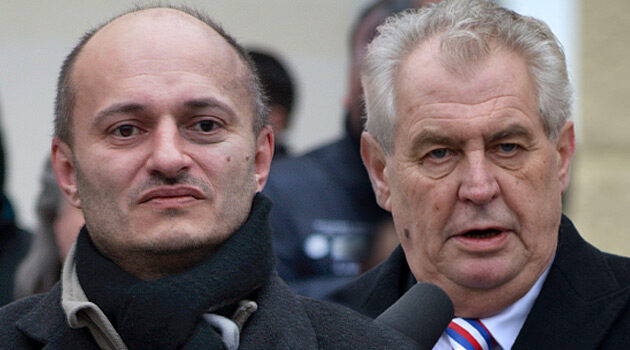 Martin Konvička (vlevo) a Miloš Zeman