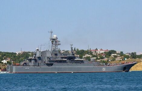 Loď Černomořské flotily. Ilustrační foto.