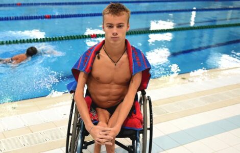 Ruský paralympijský atlet Alexander Makarov