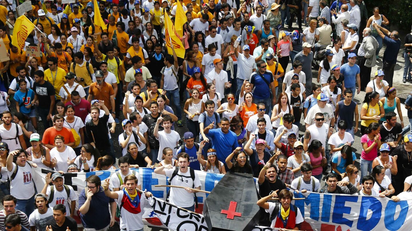 Ilustrační foto (demonstrace ve Venezuele v roce 2016)