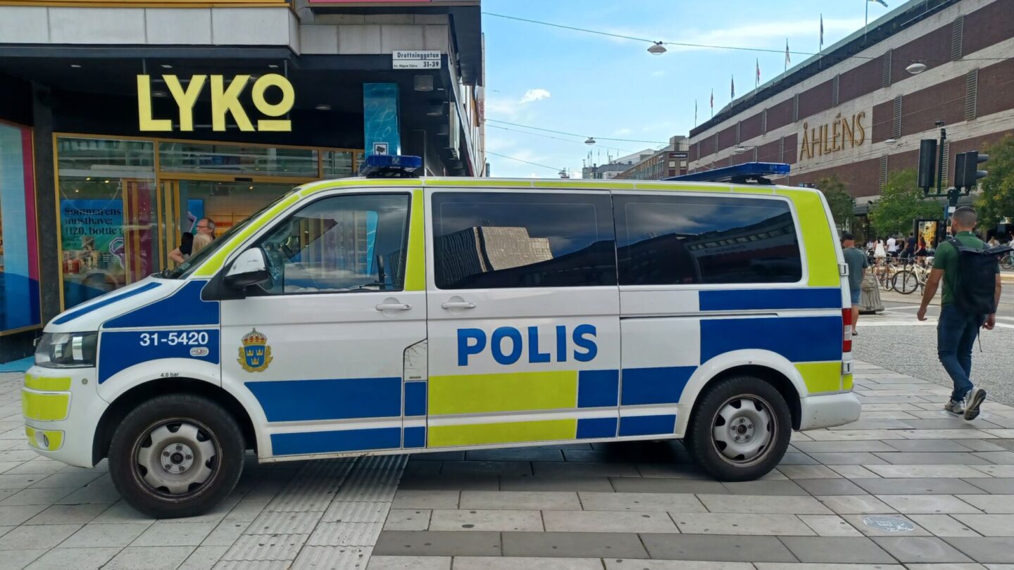 Švédská policie, ilustrační foto