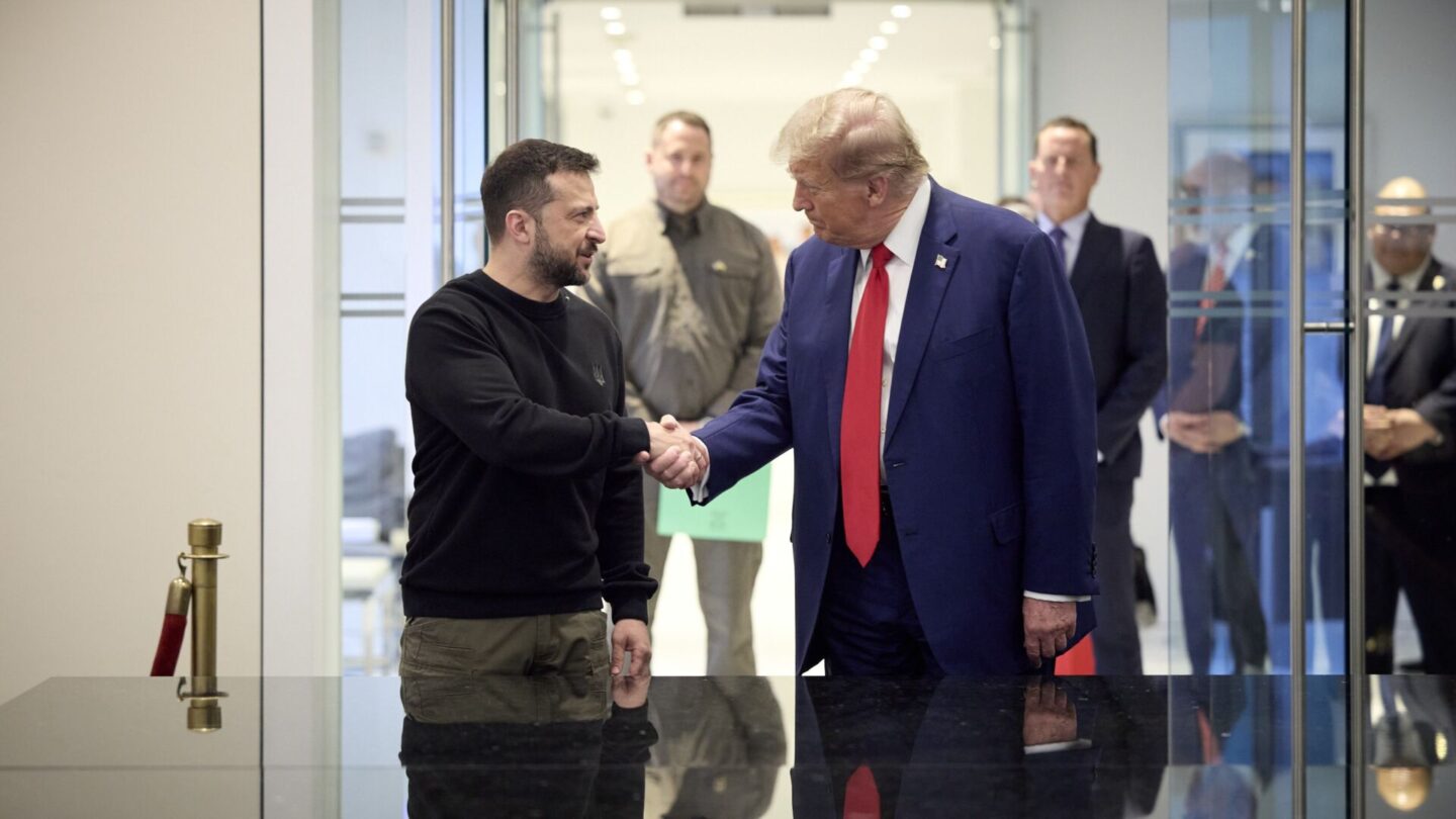 Donald Trump a Volodymyr Zelenskyj