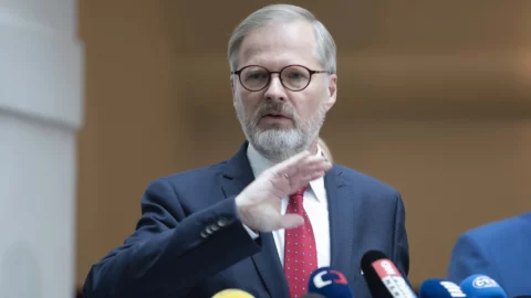 Premiér Petr Fiala (ODS)