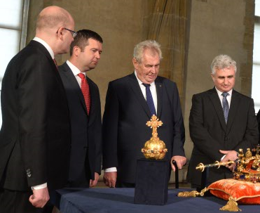 Čtyři nejvyšší ústavní činitelé České republiky