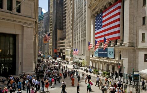 Newyorská burza na Wall Street