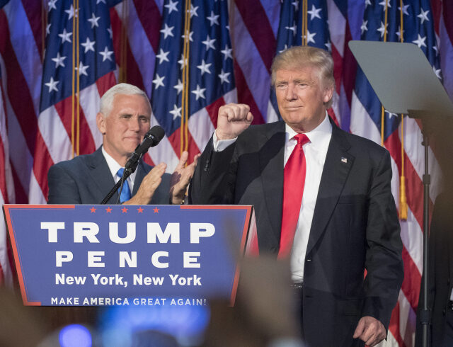 Mike Pence a Donald Trump