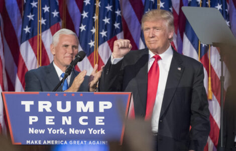 Mike Pence a Donald Trump