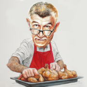 Prodavač Andrej Babiš, vůdce hnutí ANO.