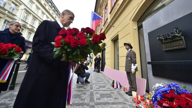 Andrej Babiš na Národní třídě