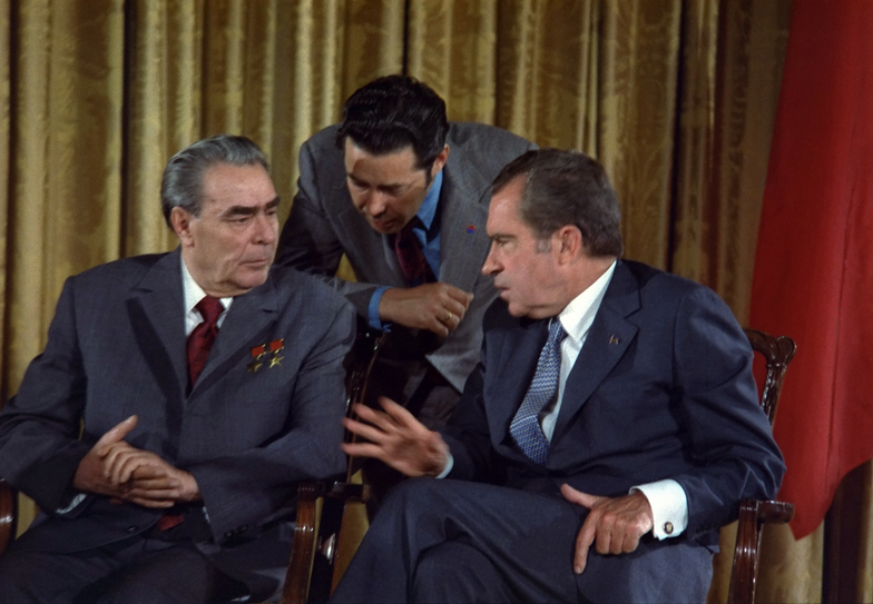Setkání Brežněva z Nixonem v roce 1973