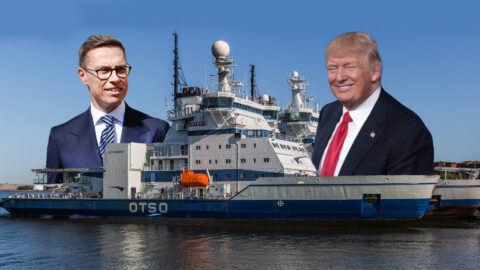 Finský prezident Alexander Stubb jednal s Donaldem Trumpem mimo jiné o modernizaci ledoborců.